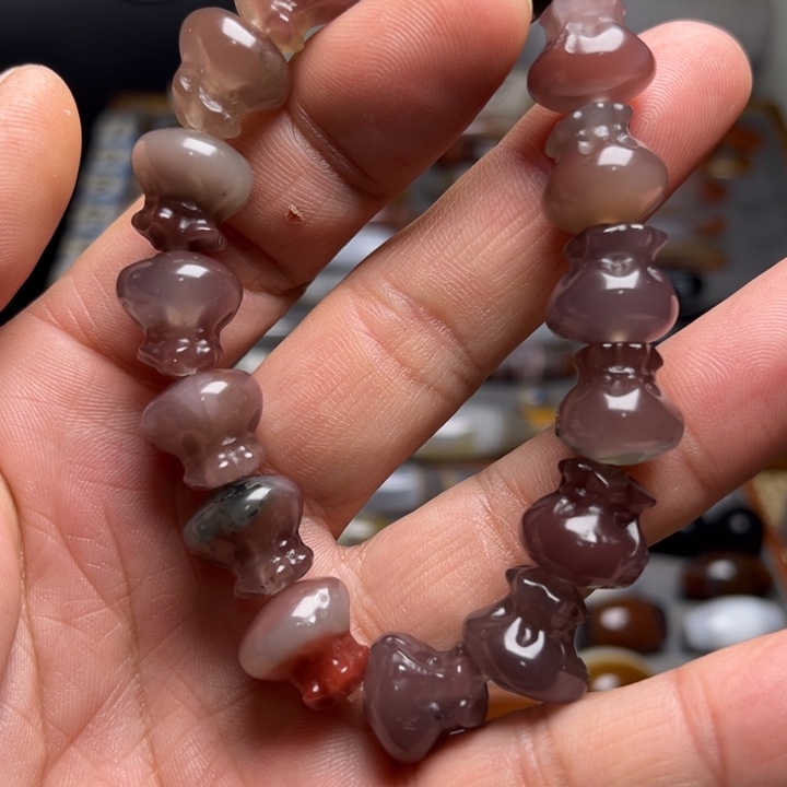 玛瑙/玉髓手串未镶嵌