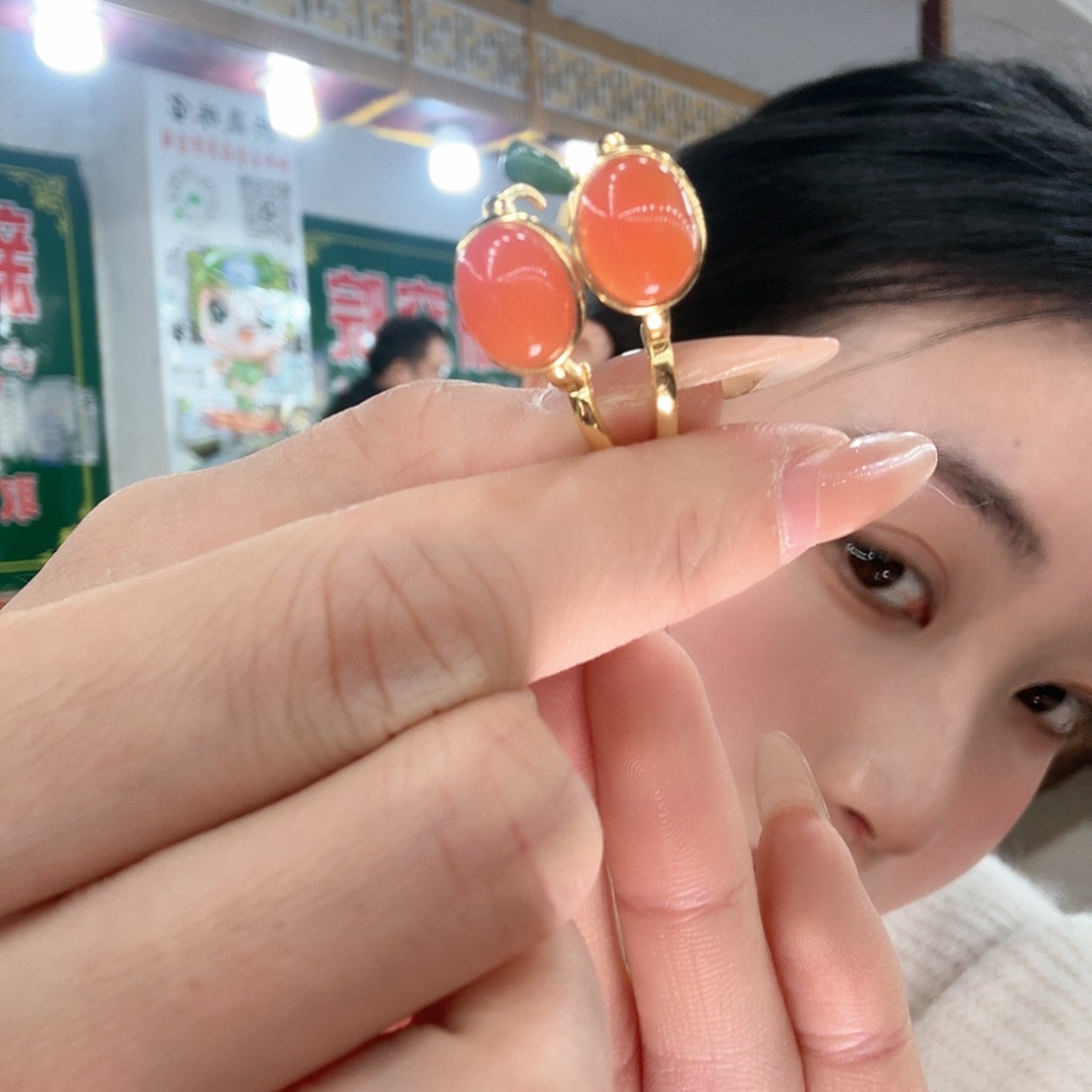 和田玉耳饰银S925镶嵌