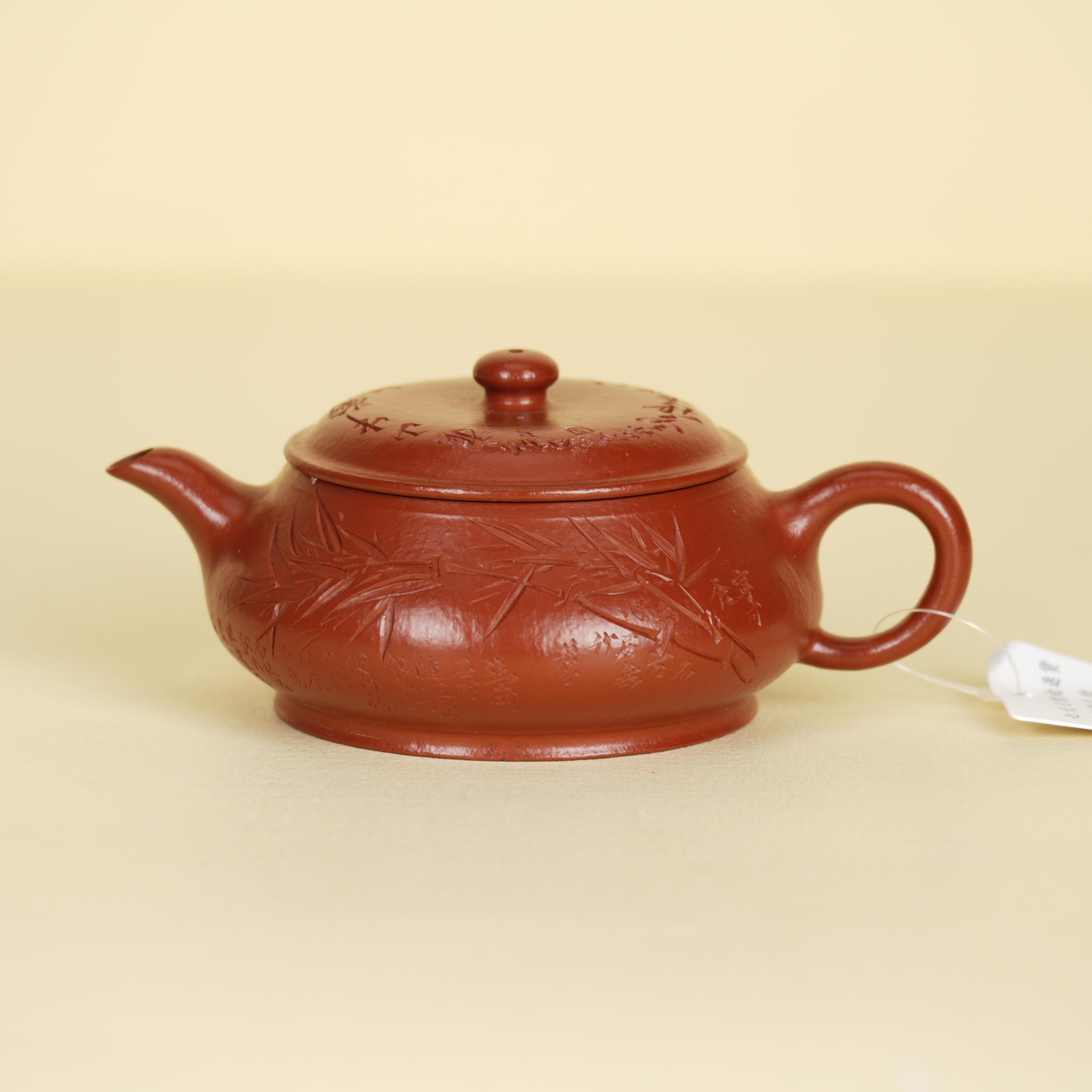 珽珽紫砂丨孙秋秋 明炉（竹）全手工大红袍170cc