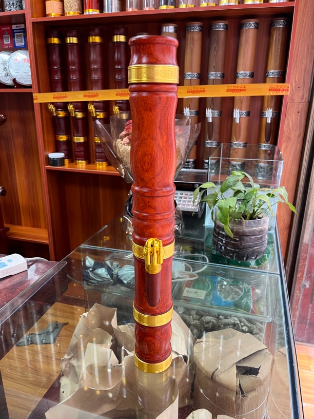 【小小号 红花梨】注意尺寸 高度50cm 内口5 外口6cm