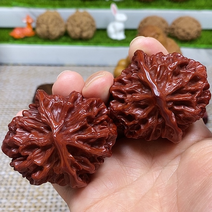 文玩核桃把件帝王