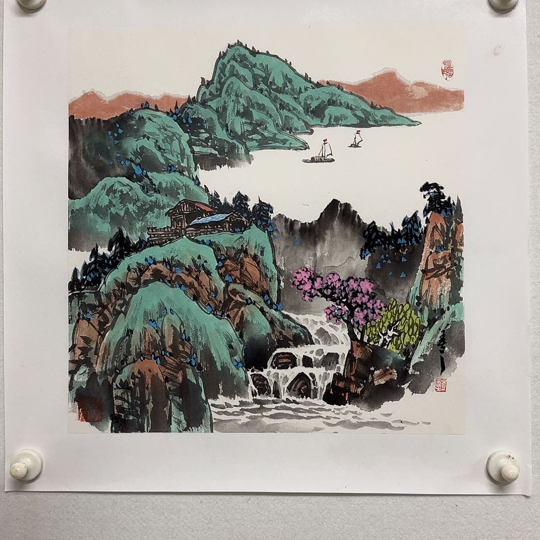 国画实力派画派画家作品