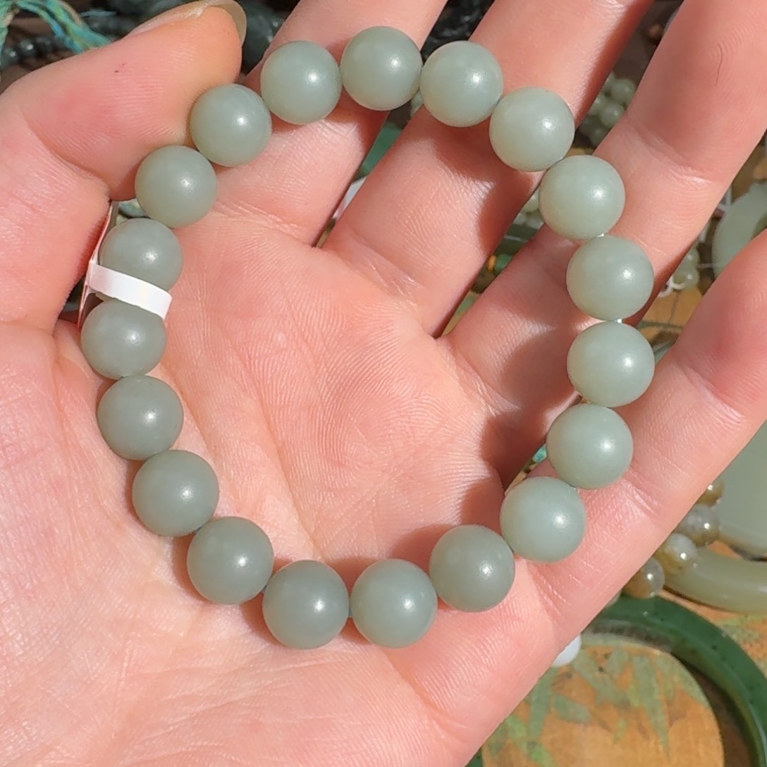 和田玉手串未镶嵌