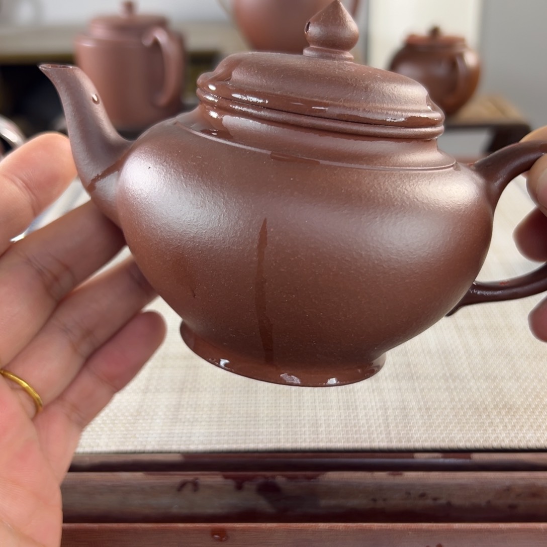 紫砂原矿紫砂 微瑕茶壶