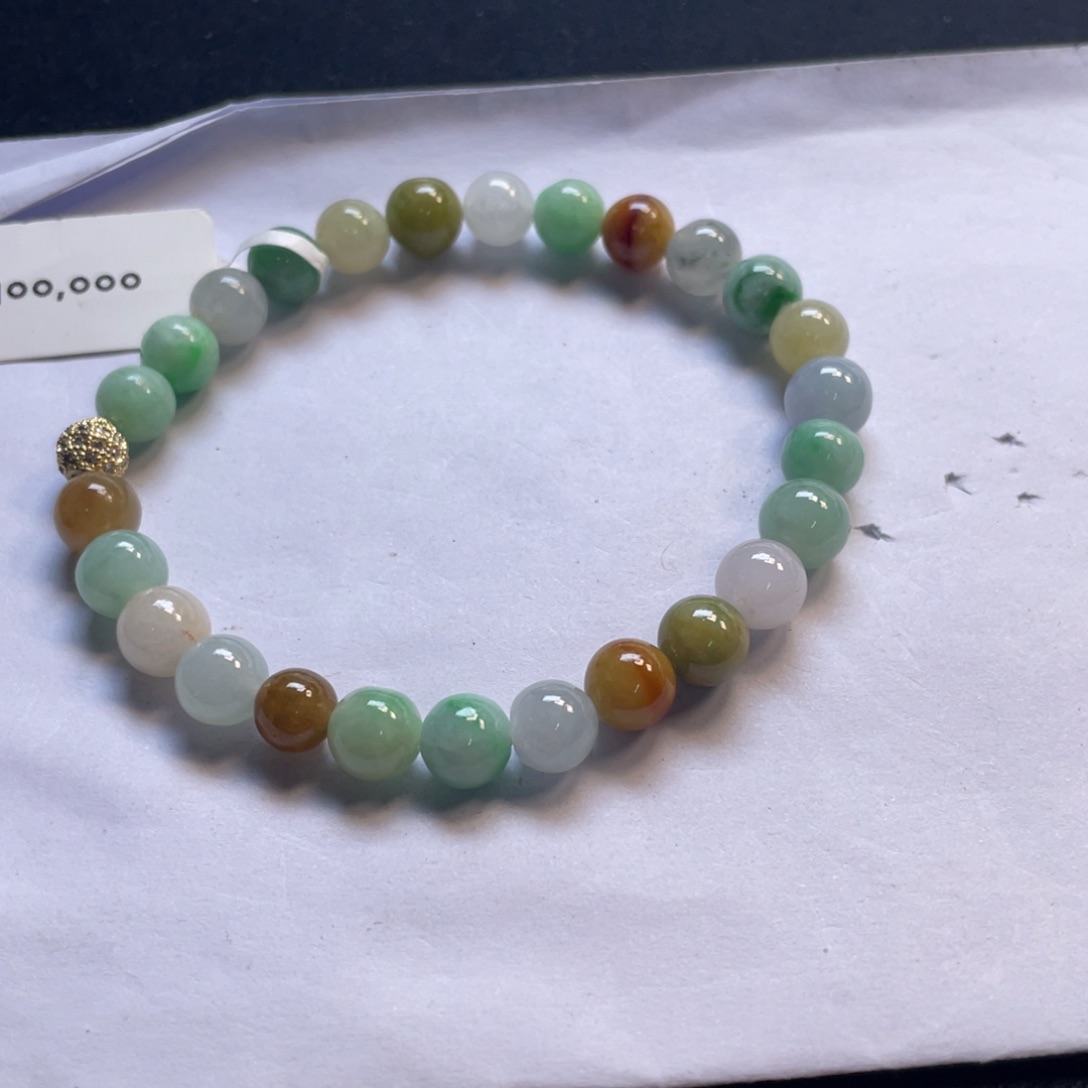 翡翠未镶嵌手链翡翠