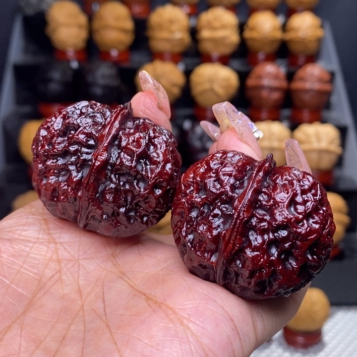 文玩核桃把件金元宝52号