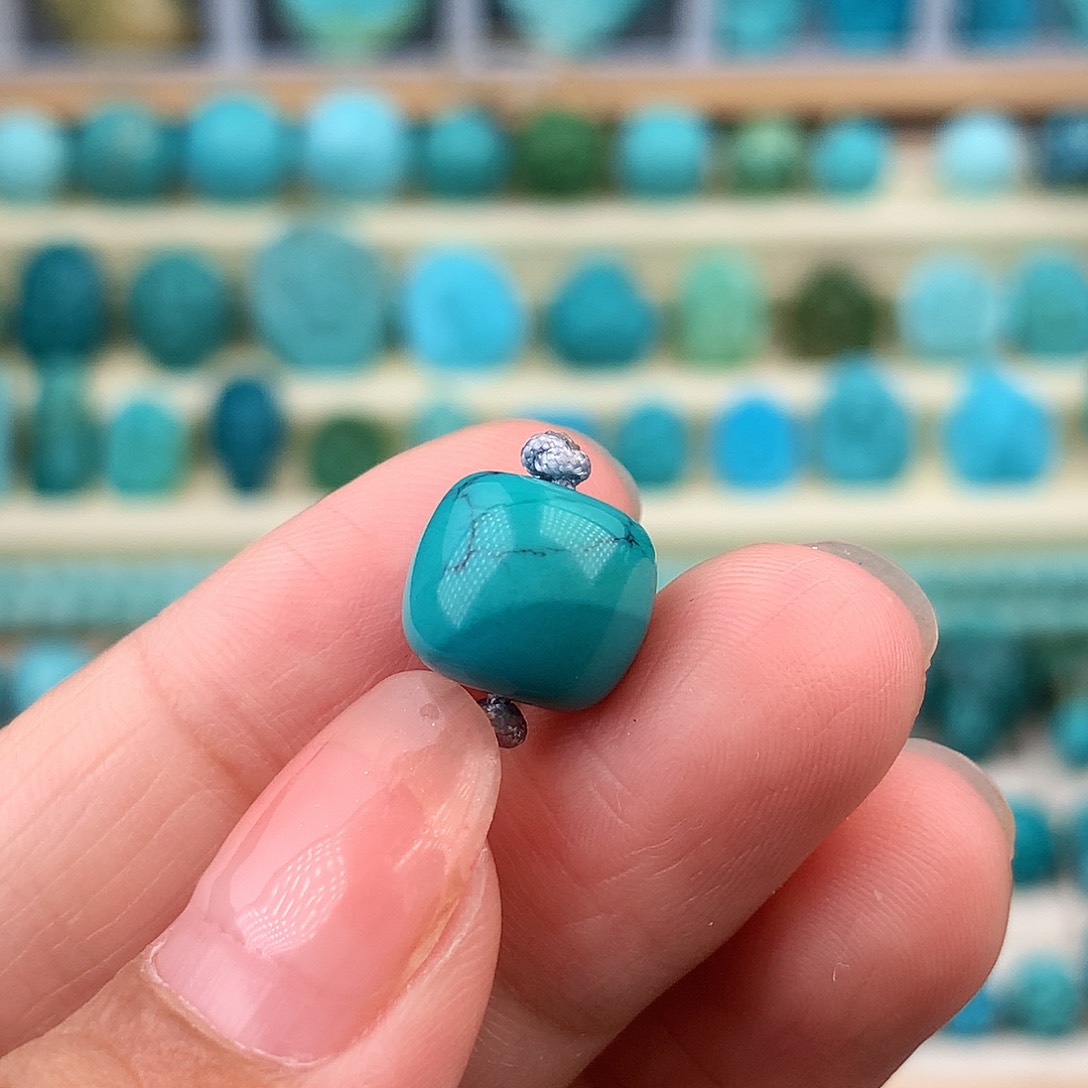 未镶嵌绿松石珠宝奇石10.5