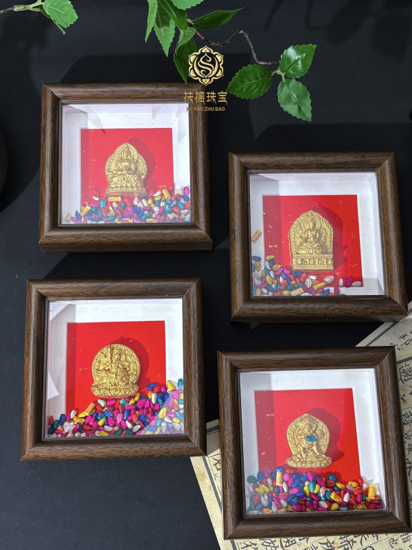 非金属木质吊坠 扶摇臻选|红底FF桌摆多样性发一