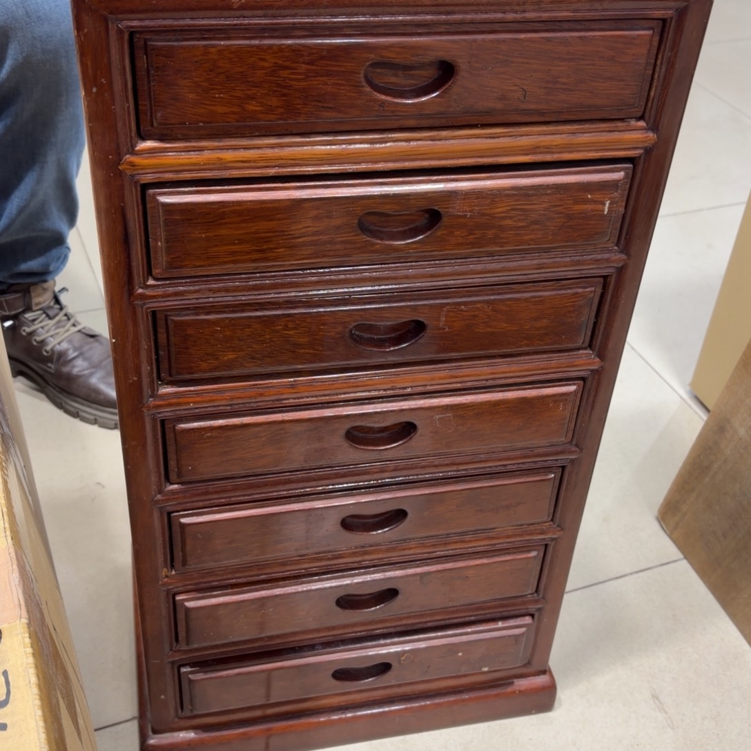 书柜花梨木类般若中古美术工艺品