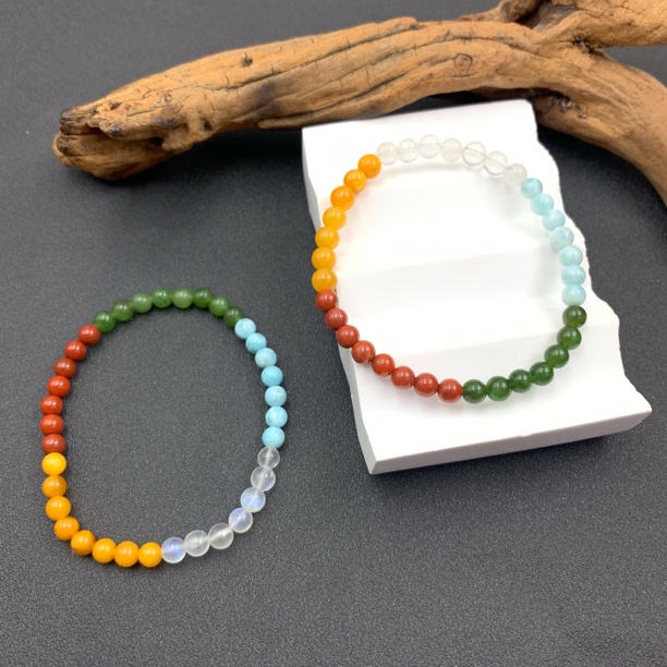 和田玉多宝手串-多样性发一-251105012【尺寸约5mm】