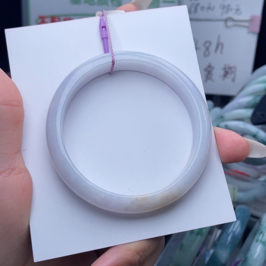 翡翠未镶嵌手镯60.3圈