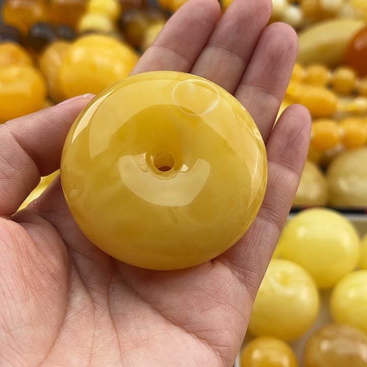 琥珀裸石未镶嵌琥珀蜜蜡