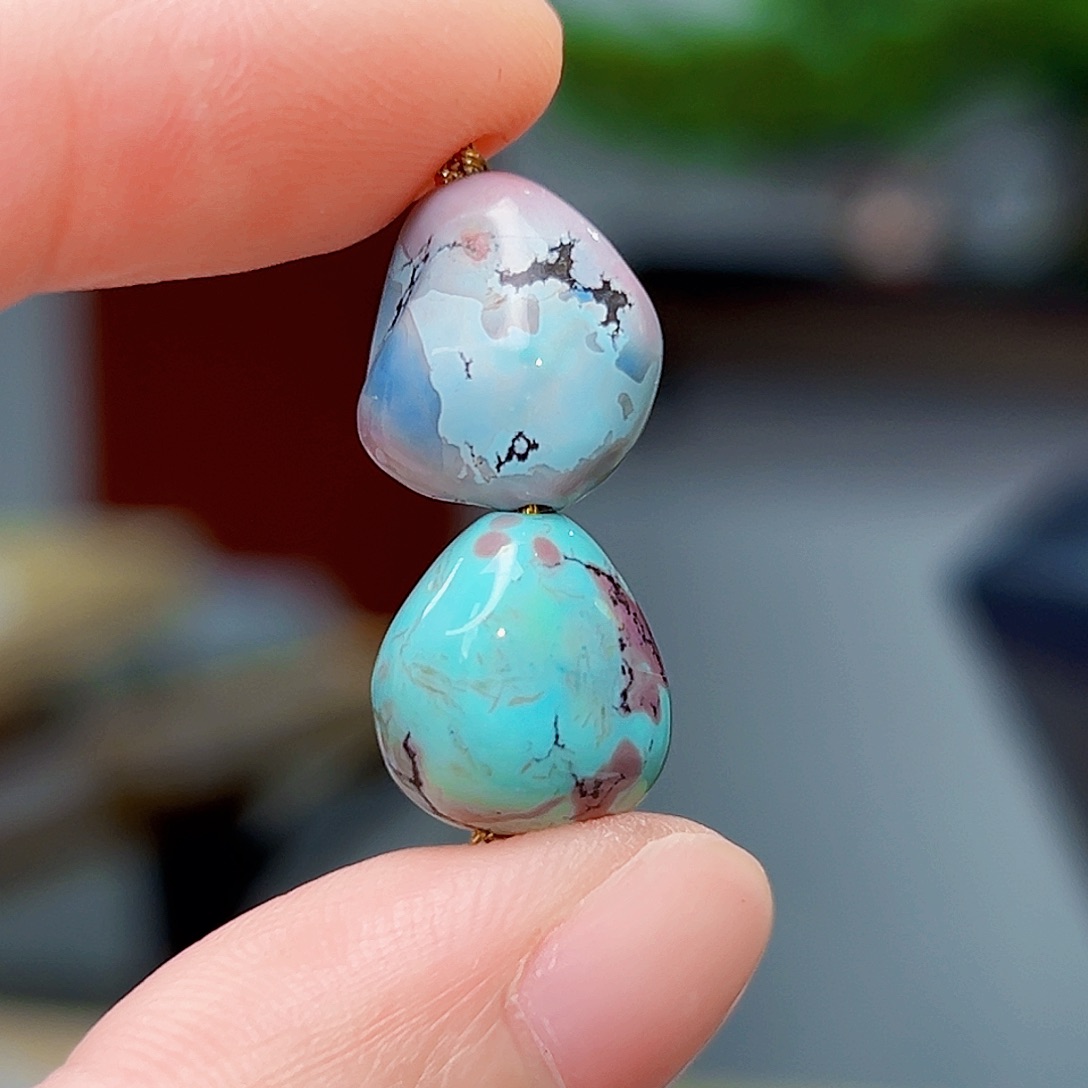 绿松石珠宝奇石未镶嵌