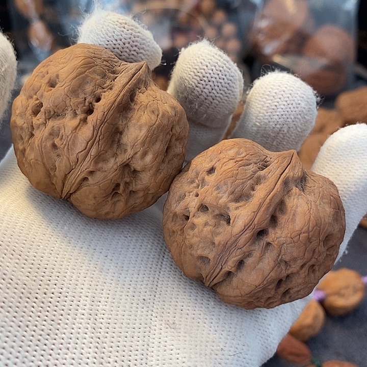 文玩核桃把件41云铁元宝