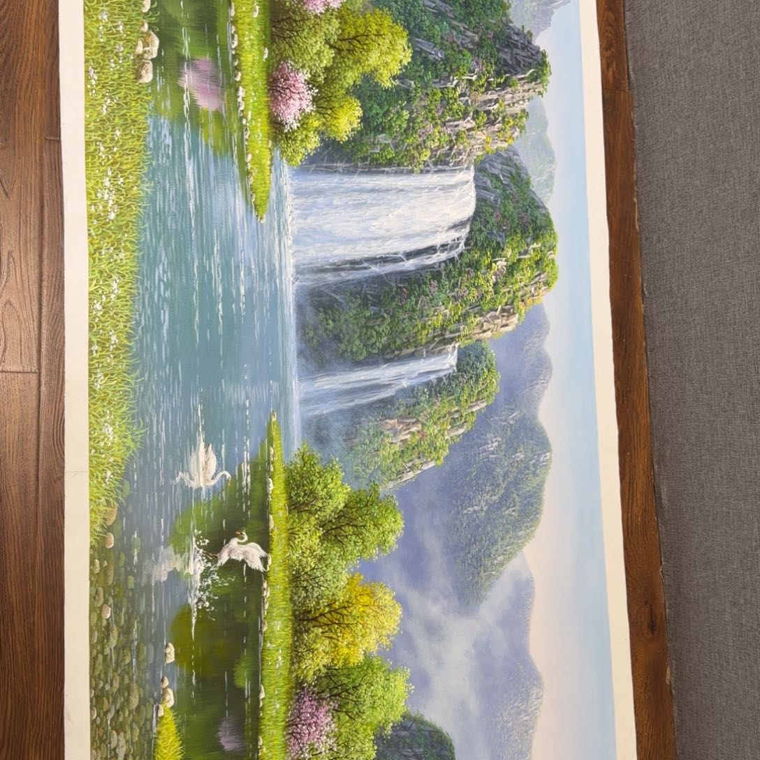 油画我的小可爱小猫咪好