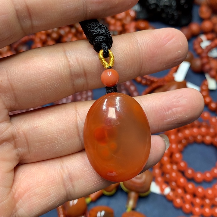 吊坠(不含链)未镶嵌南红玛瑙