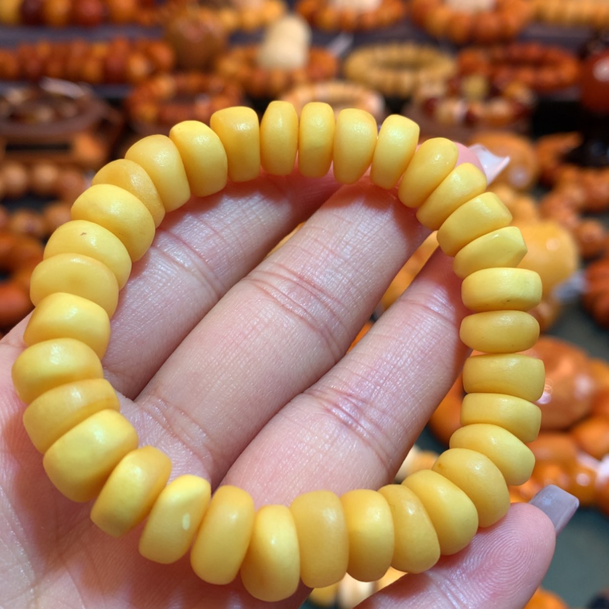 【闪购商品】蜜蜡手串未镶嵌蜜蜡手串