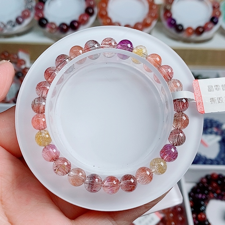 水晶手链未镶嵌糖果超七