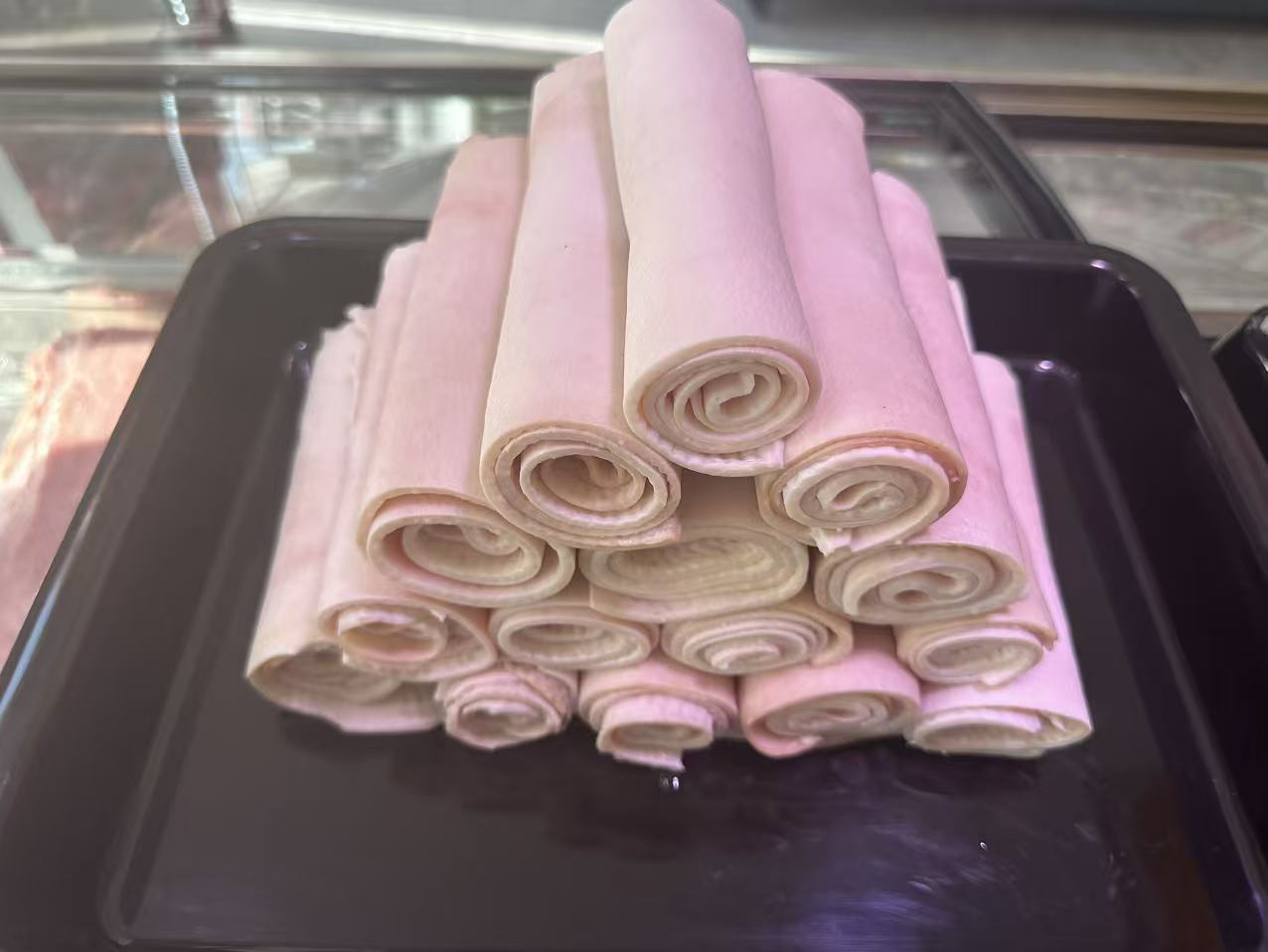 新鲜精品猪脊背皮去油去毛适合红烧卤煮肉皮冻