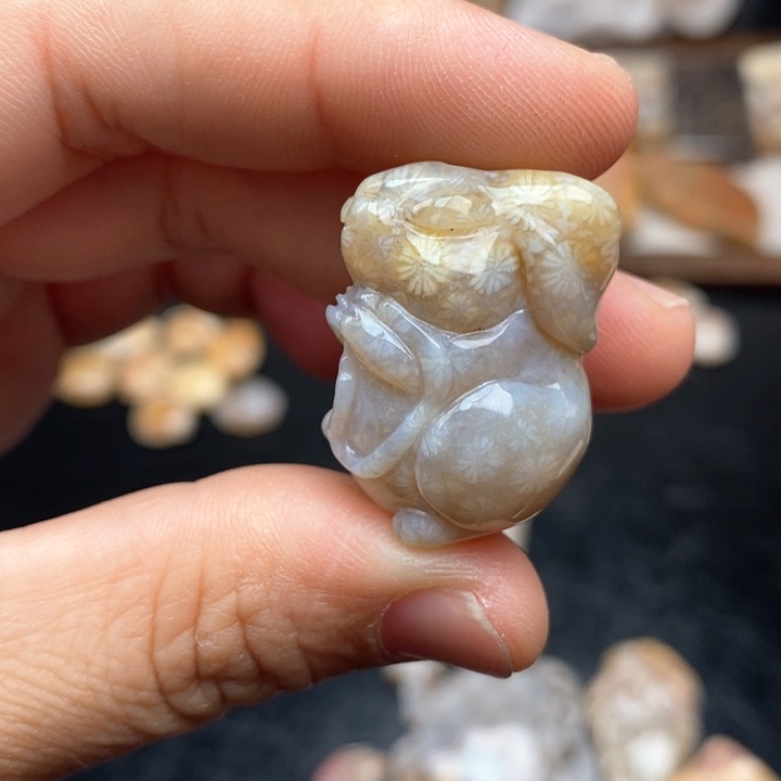 硅化珊瑚（珊瑚玉）手镯未镶嵌