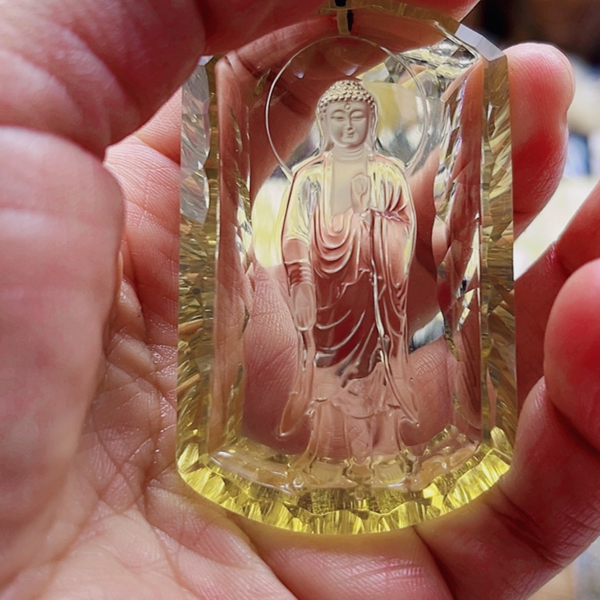 【闪购商品】水晶大日如来未镶嵌