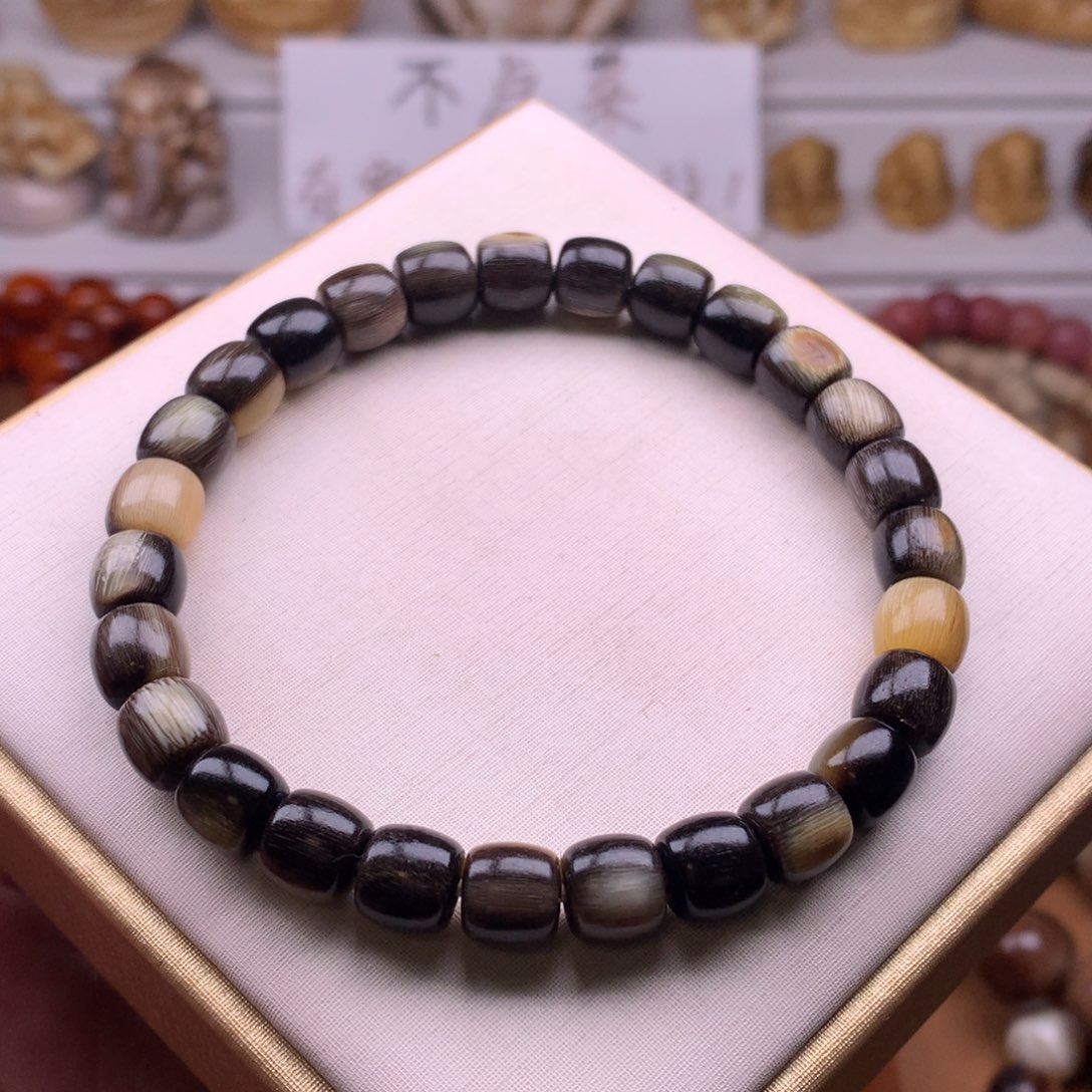 牛骨手串/手链8*7精工驴蹄单圈