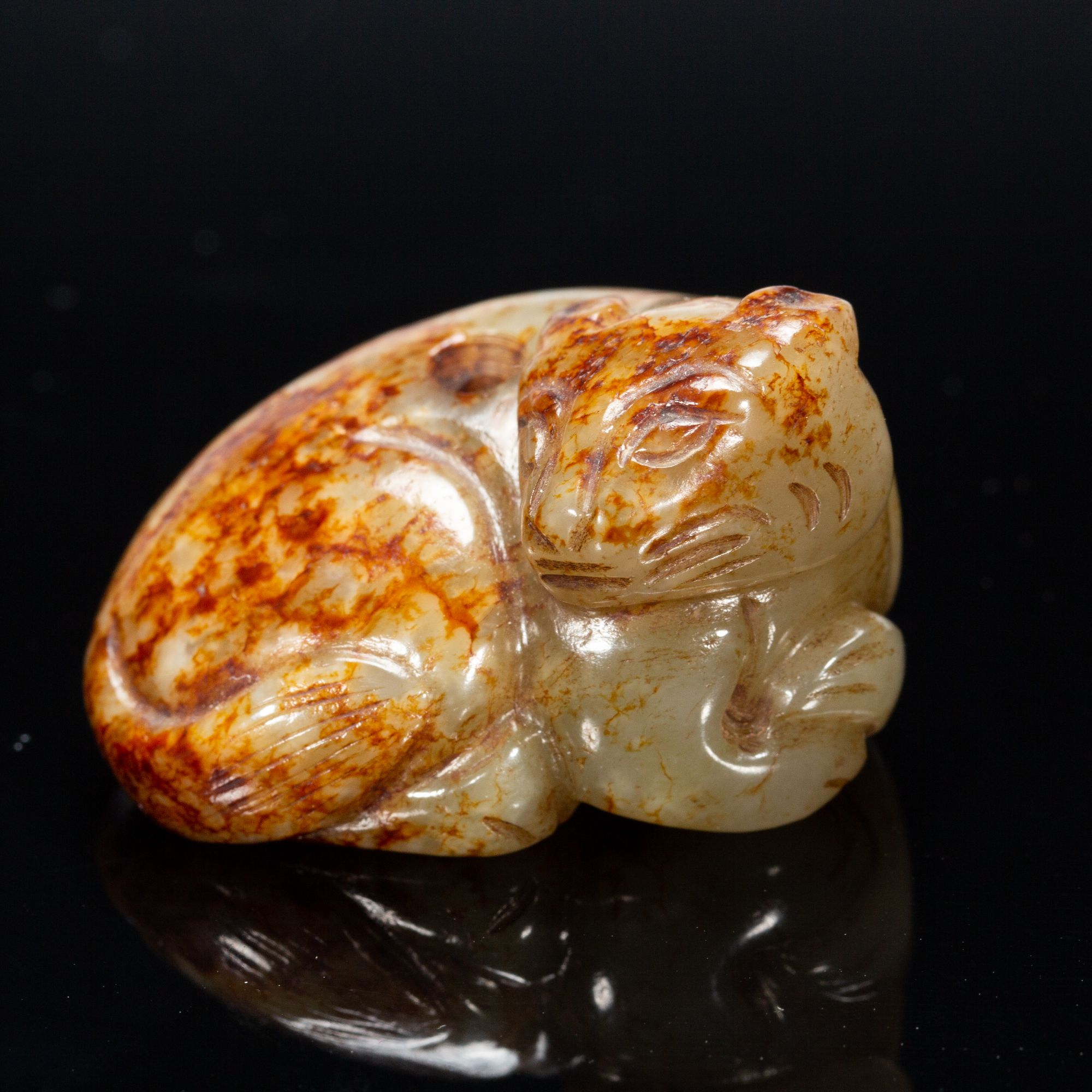 【程田文物】-和田玉-瑞兽-250507-20