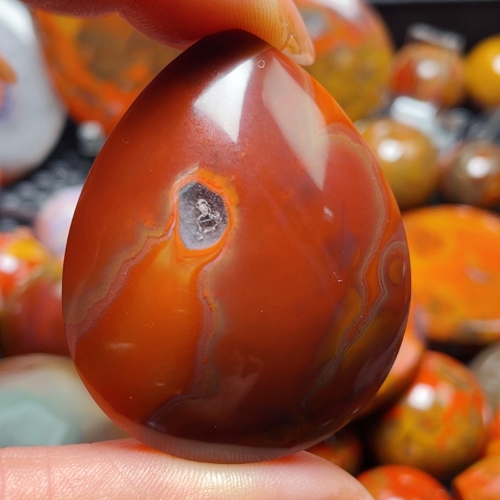 玛瑙/玉髓战国红玛瑙挂件未镶嵌