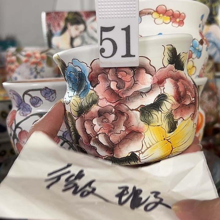 Q***。景德镇手绘花盆性价比超高