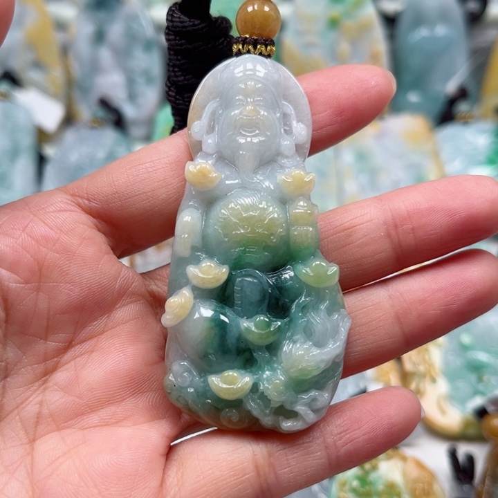 翡翠未镶嵌吊坠(不含链)挂件