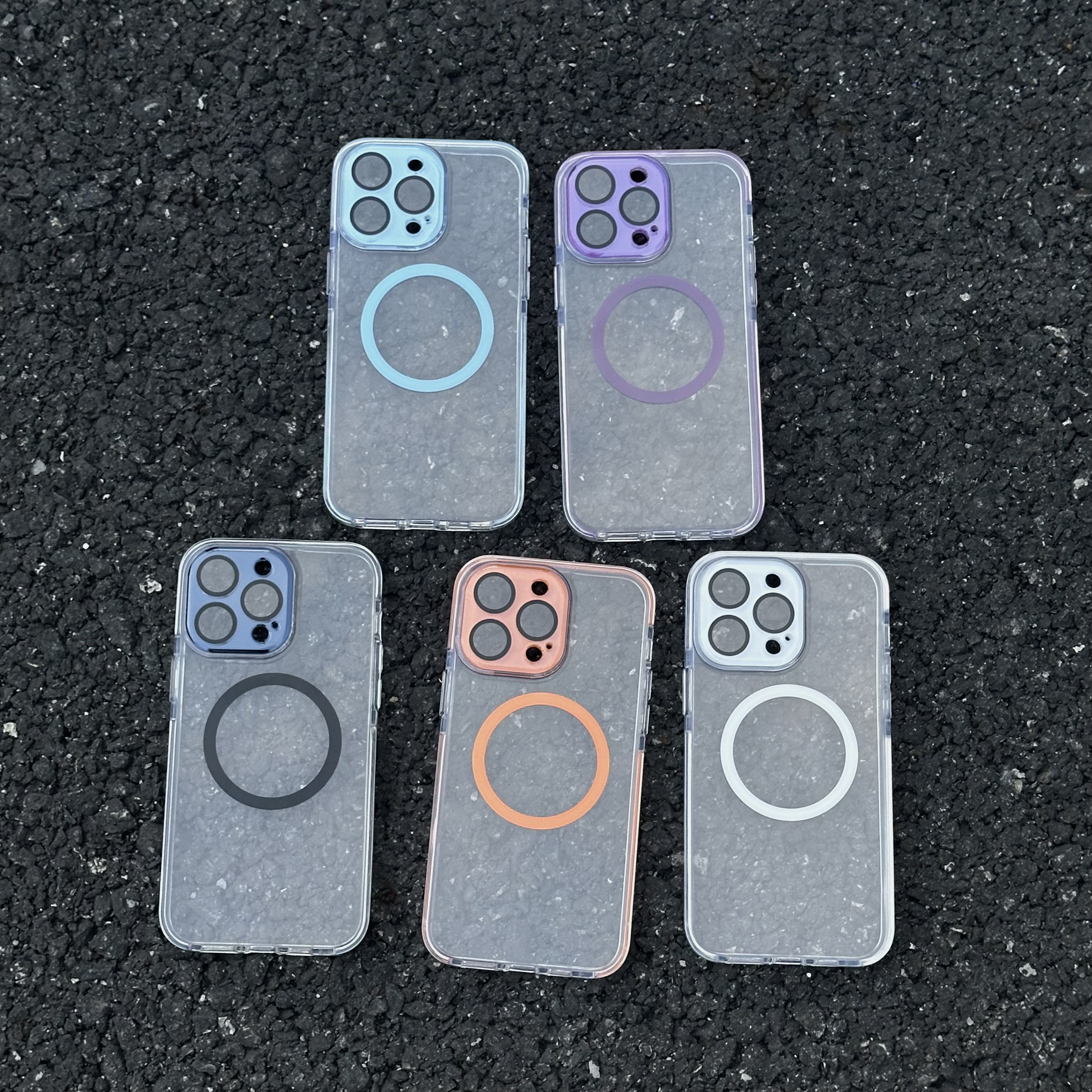 透明磁吸一体镜头膜苹果16promax手机壳iPhone15保护壳14/13防摔