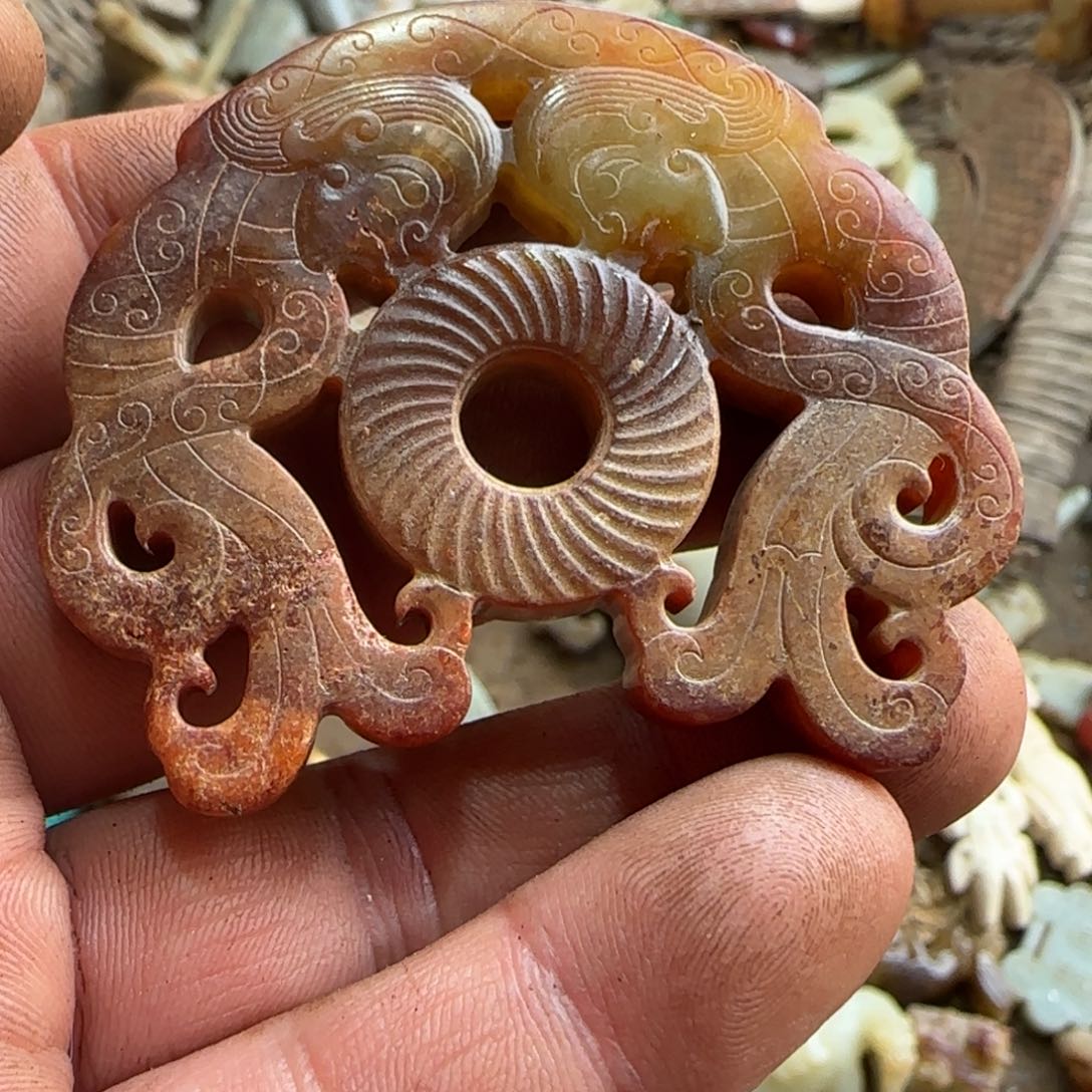 冷***知和田玉（糖玉）未镶嵌挂件