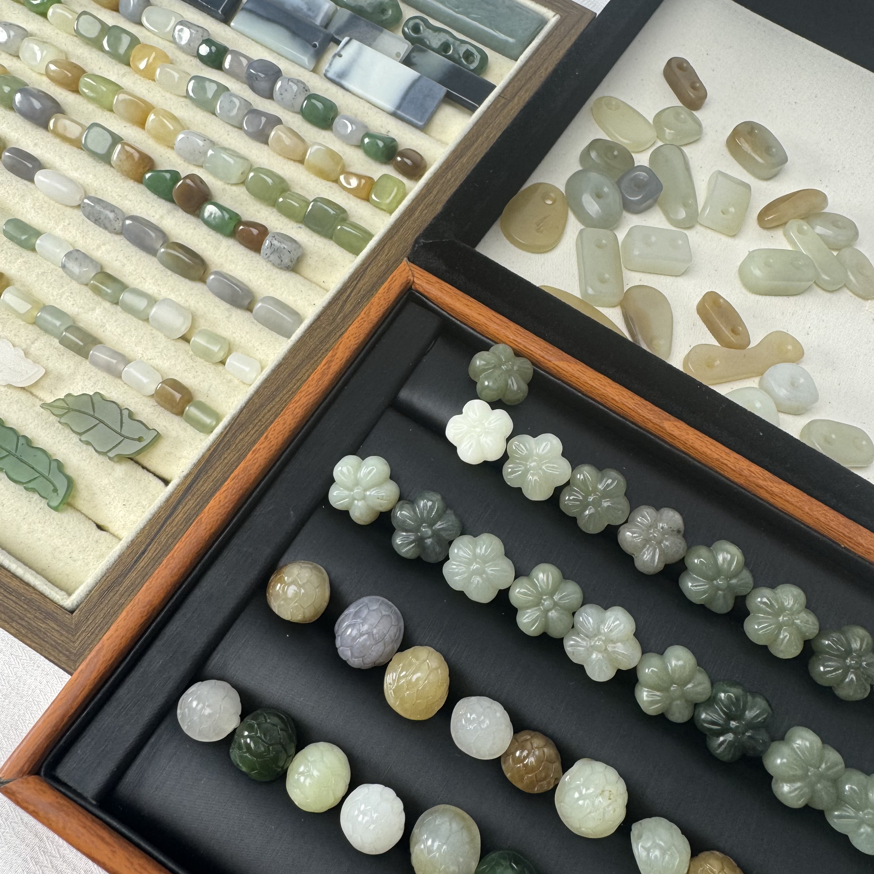 新款和田玉diy百搭手工饰品配件