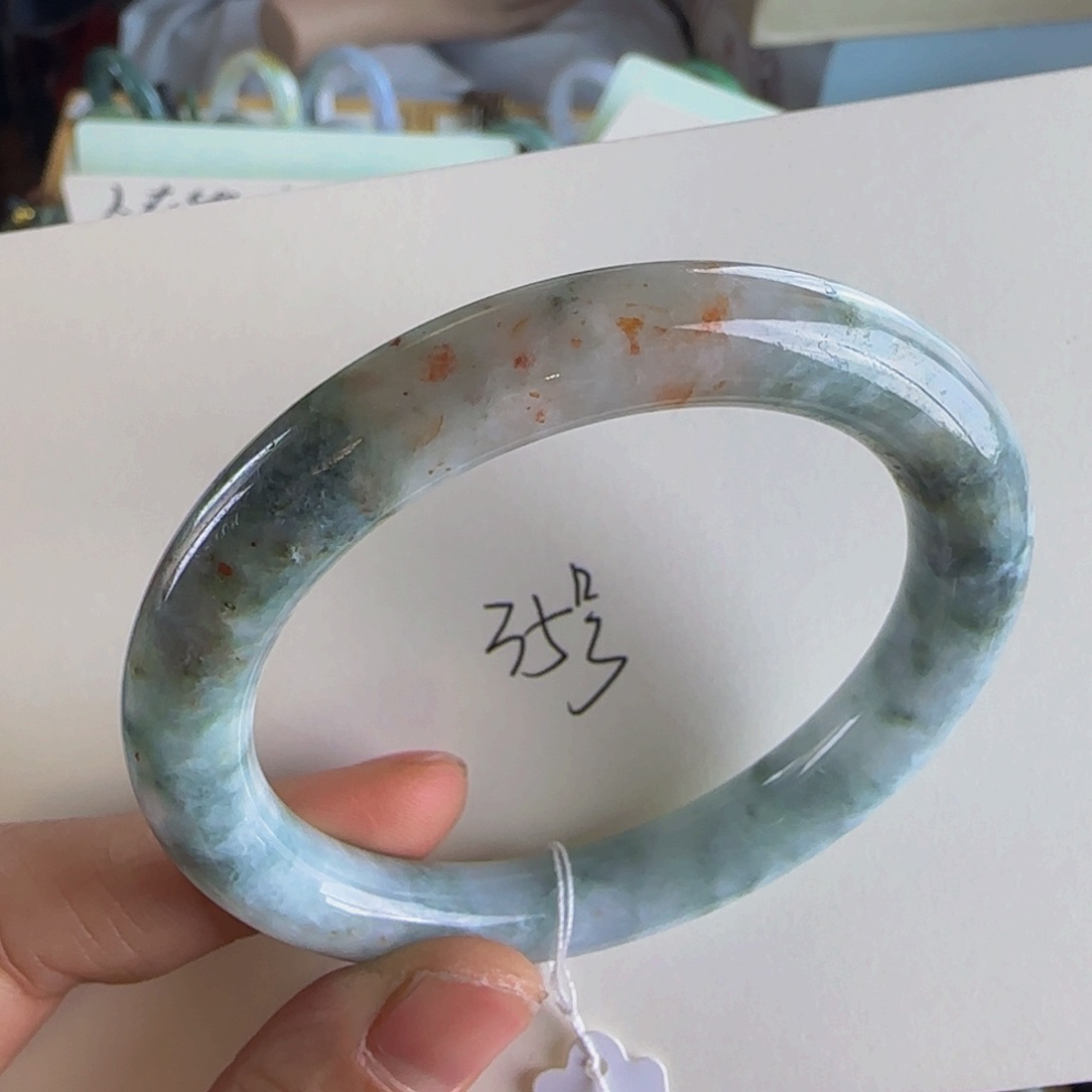 翡翠手镯未镶嵌老坑56.3圈