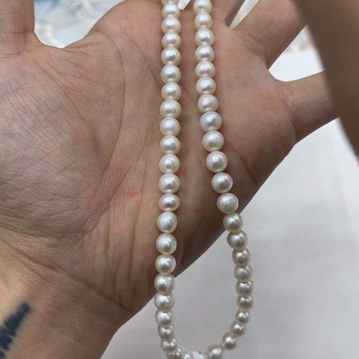 淡水珍珠未镶嵌颈饰001282