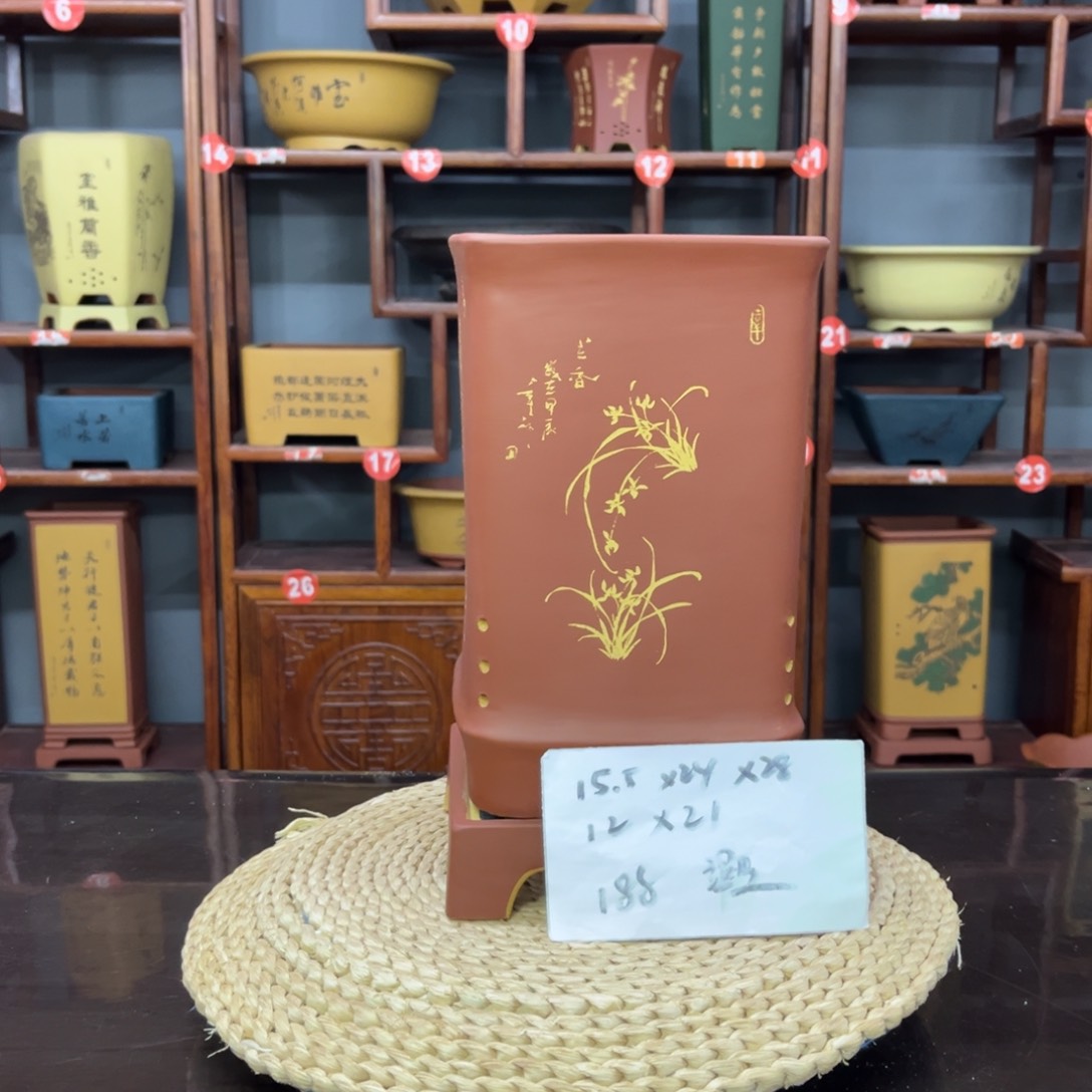 紫砂花盆紫砂花盆