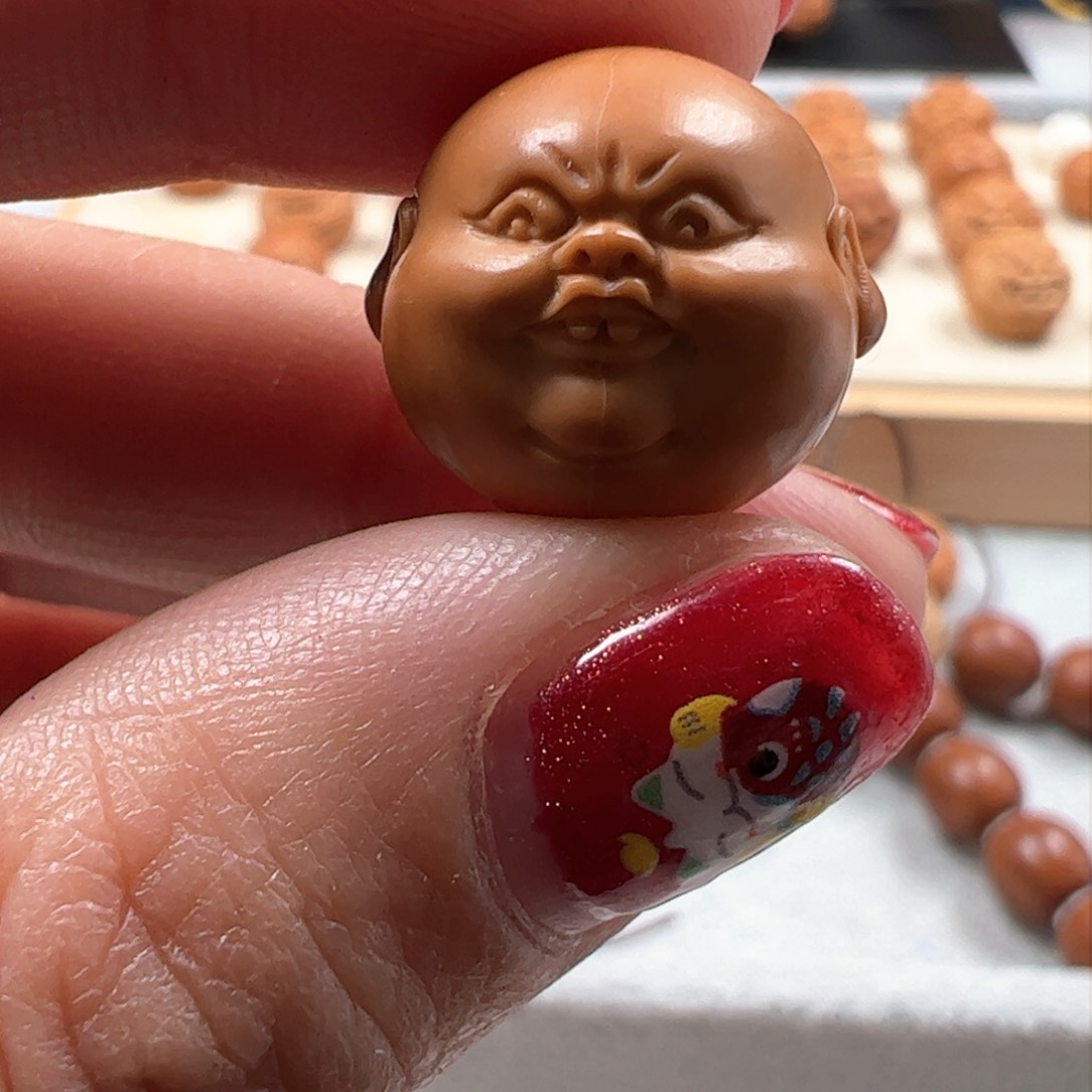 十***猫猴头核桃雕刻百态单子