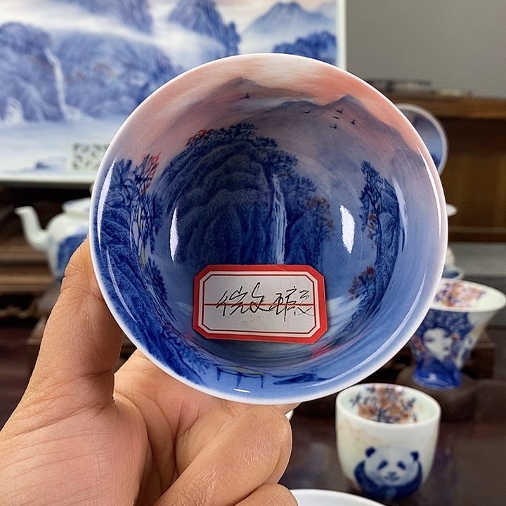 杯云*动景德镇手工手绘陶瓷，高亮兴老师作品