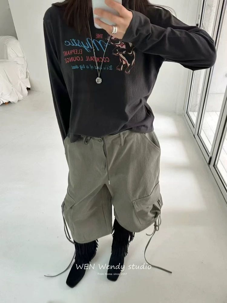 磨毛小象长袖的T