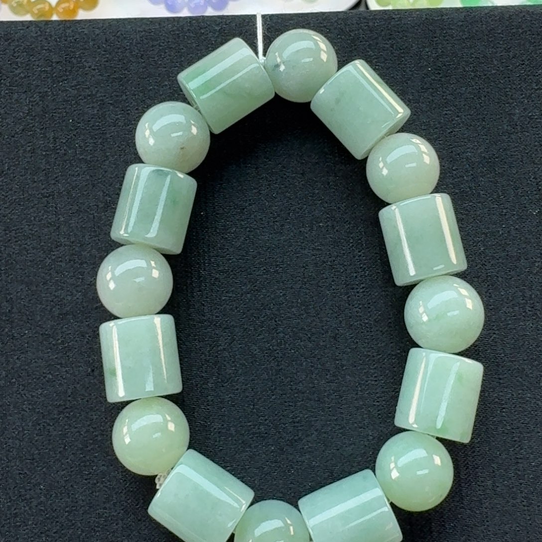 翡翠未镶嵌手链手串