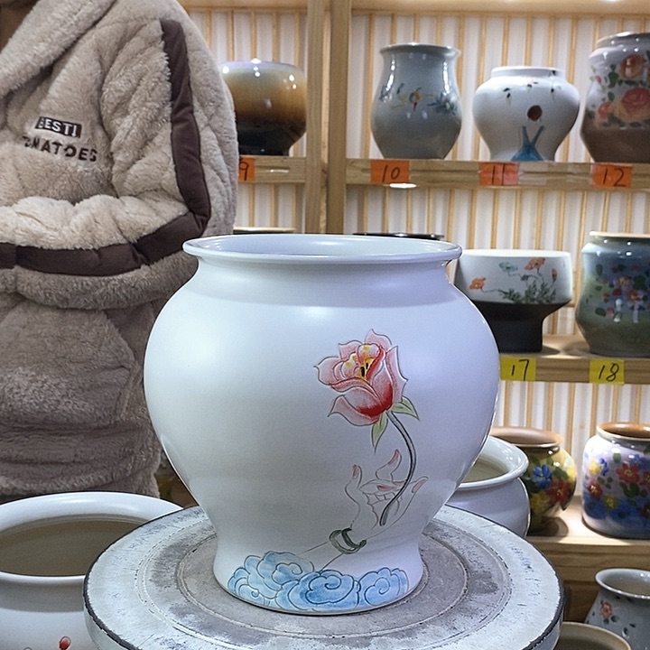 罐陶瓷陶瓷陶瓷观察