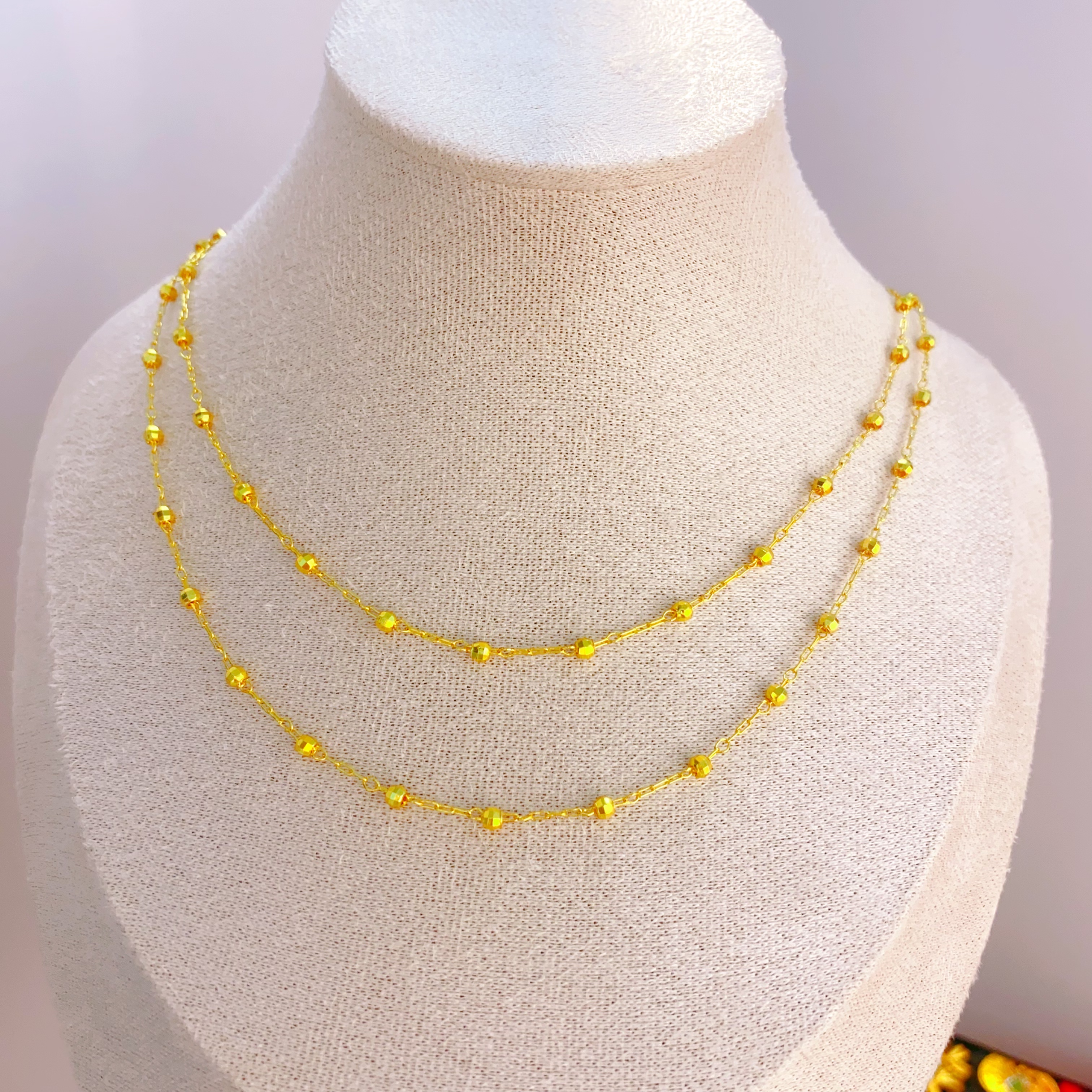 项链 10154经典爆闪蹦迪珠项链