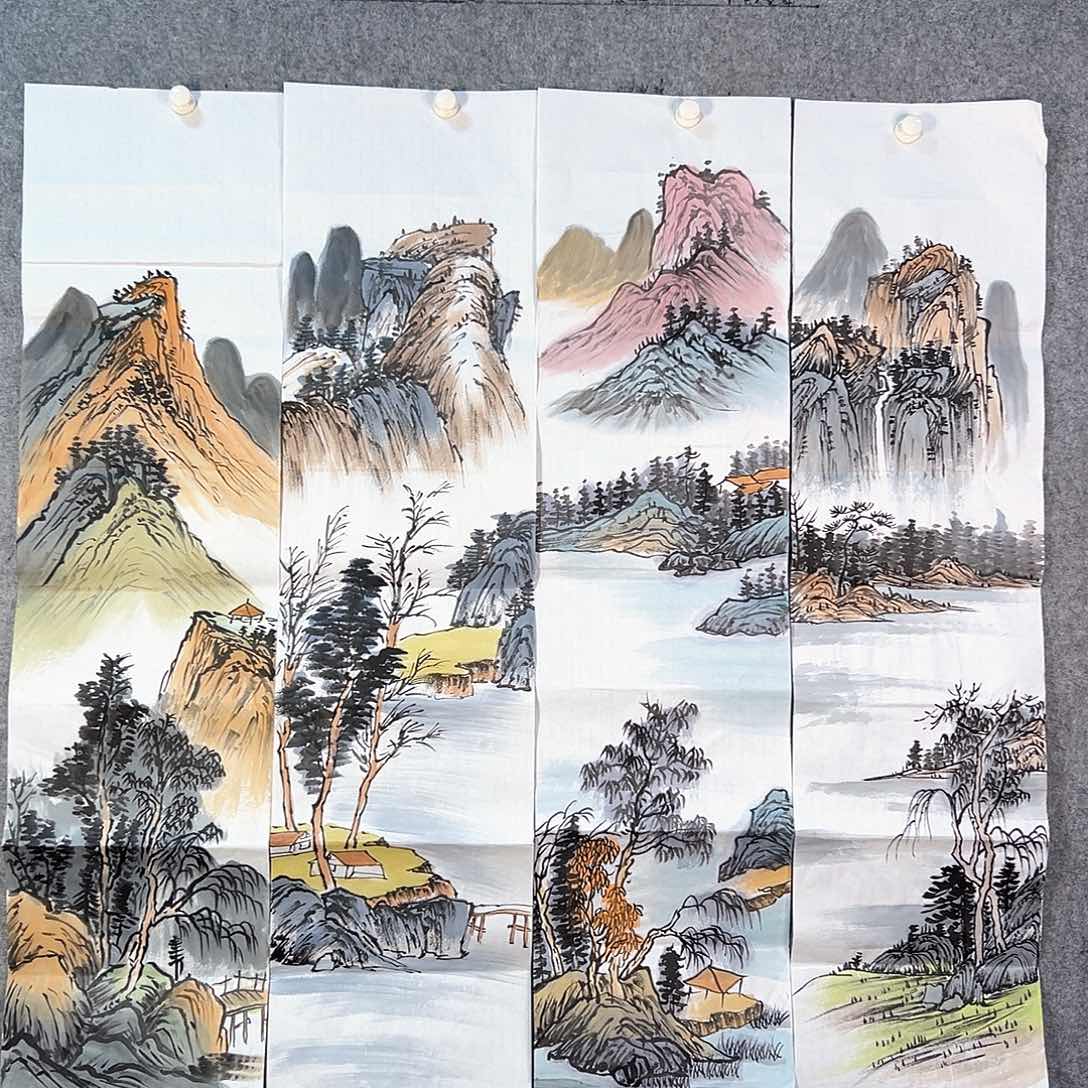 国画387 山水之间有许多相似之