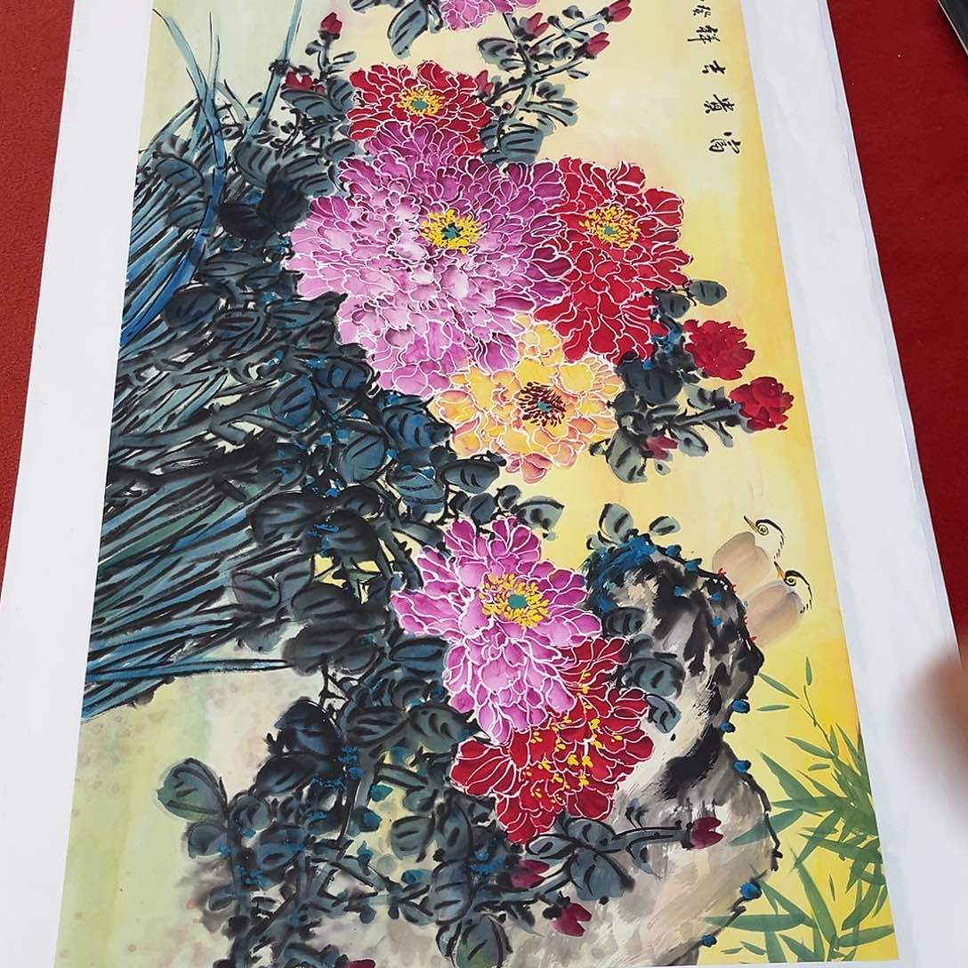 国画手绘国画作品