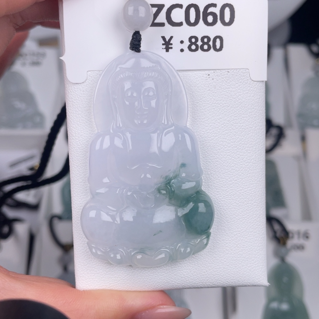 翡翠未镶嵌颈饰zc060