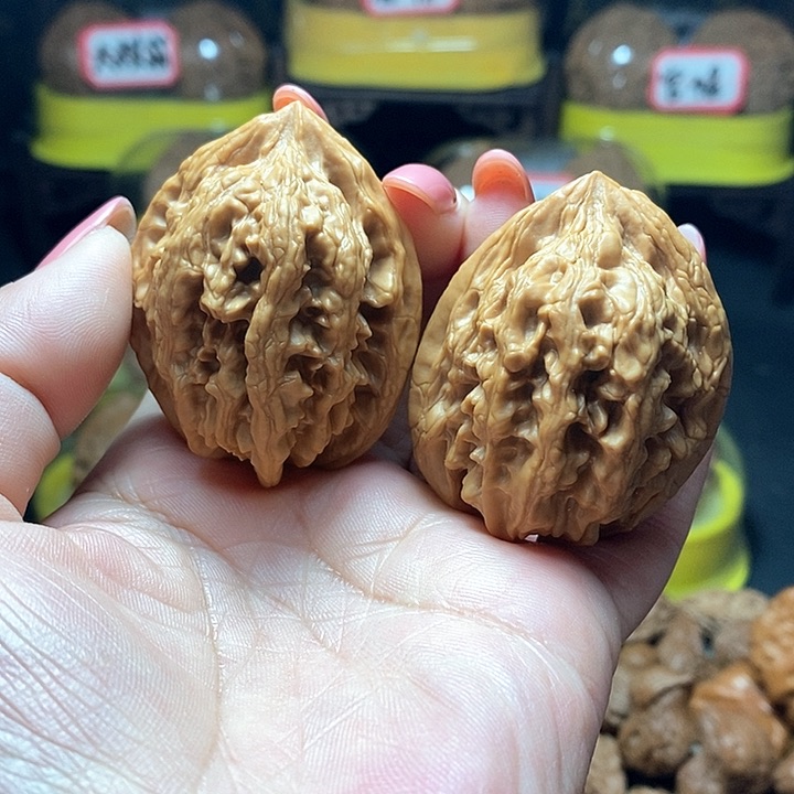 文玩核桃把件4号大沽石40尺