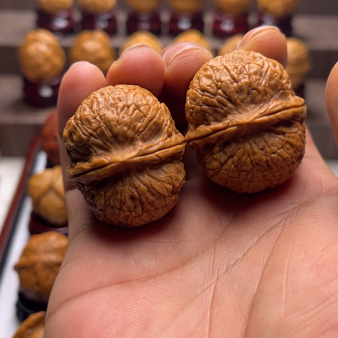 文玩核桃把件门墩元宝3¥