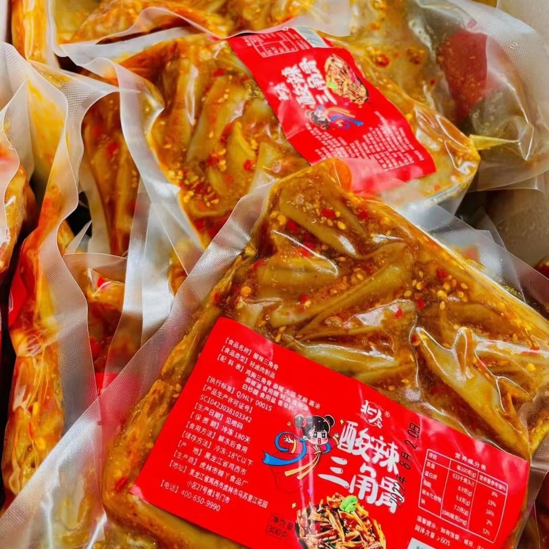北念酸辣三角骨1袋