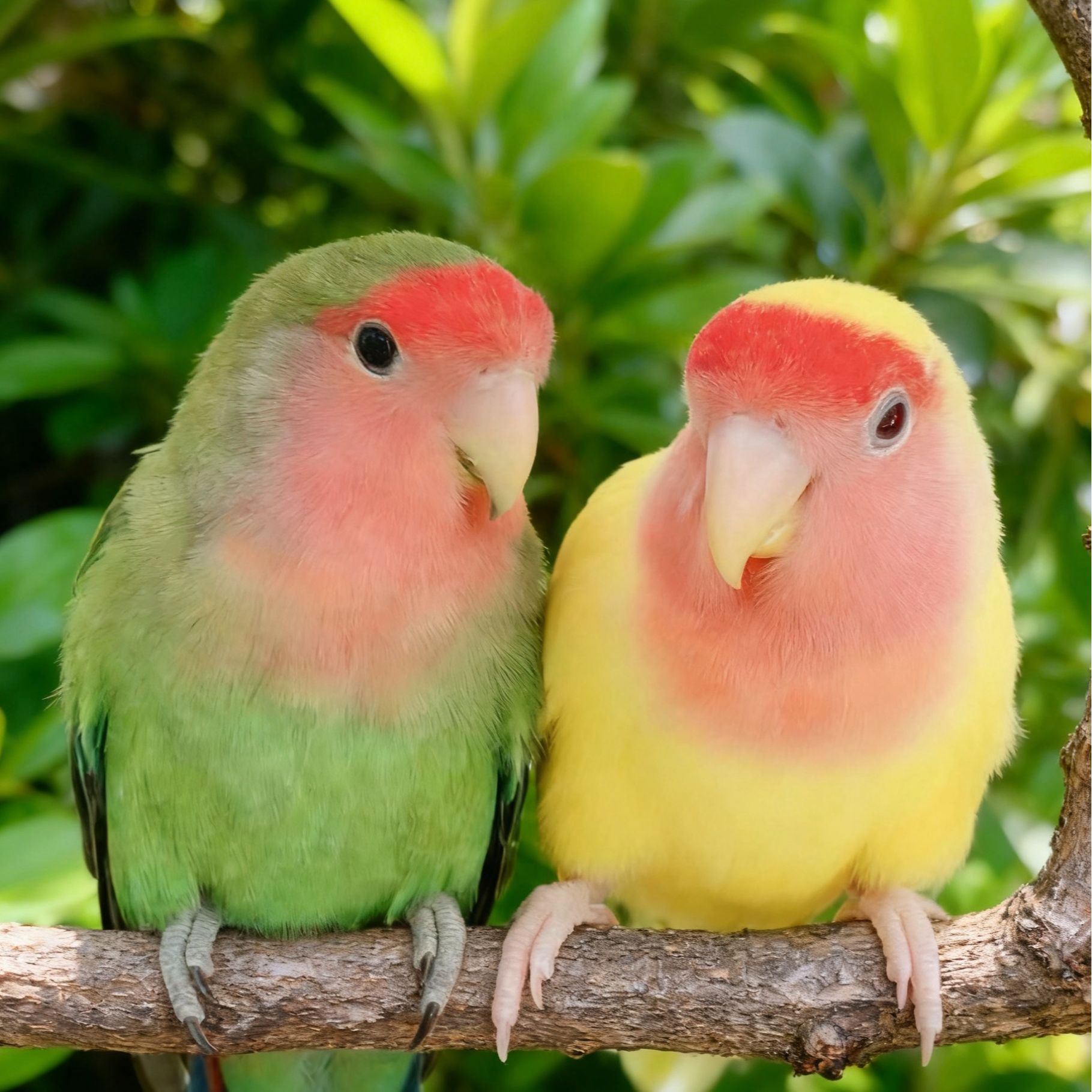 牡丹 鹦鹉 特色 手养 亲人 粘人 观赏鸟