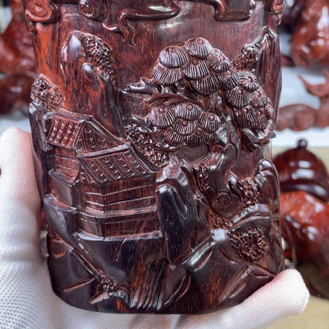 檀香紫檀（小叶紫檀）紫**来